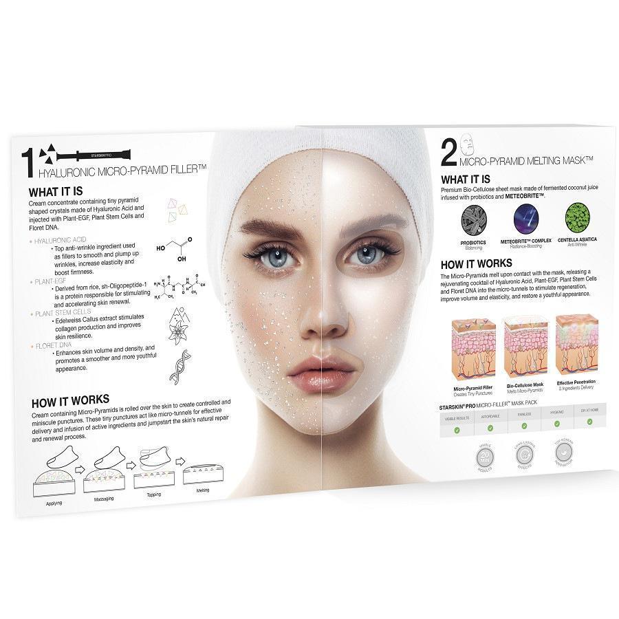 STARSKIN® pretnovecošanās maska MICRO-FILLER™ MASKAS IEPAKOJUMS – 40 ml