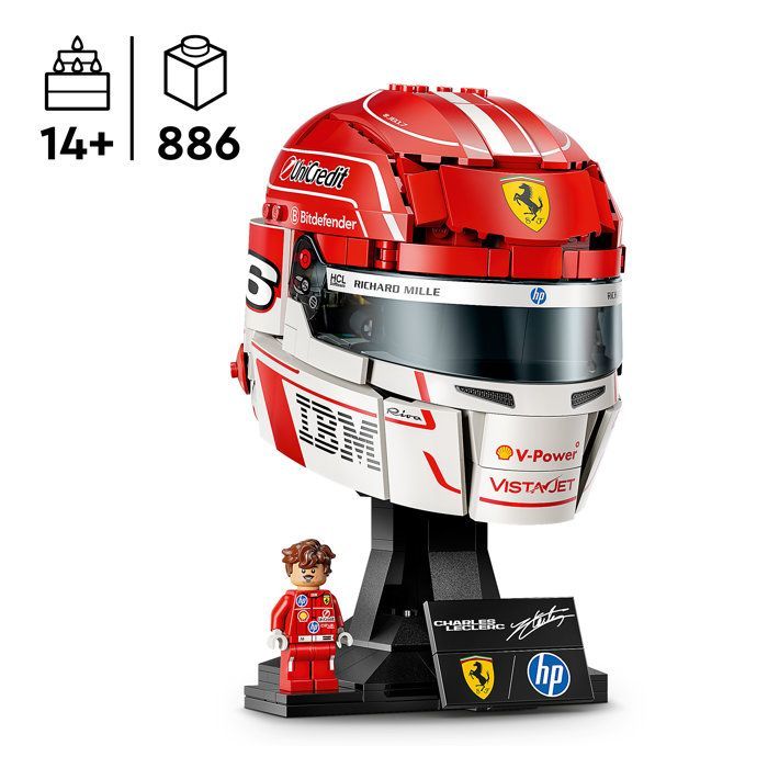 LEGO Editions 43014 Scuderia Ferrari HP Charles Leclerc Helm - F1 Productmodel