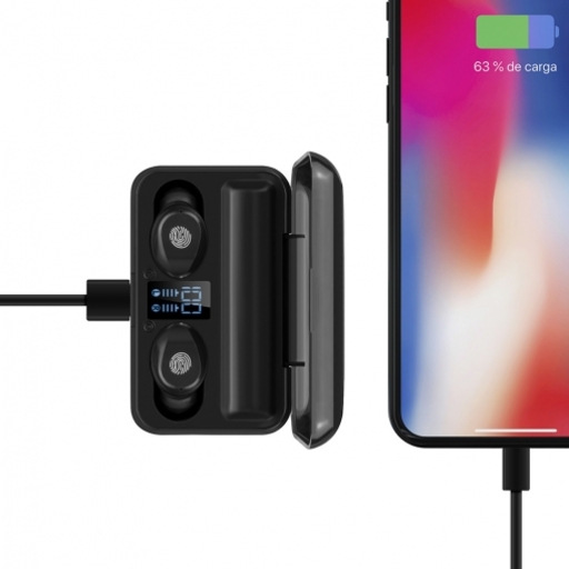  Écouteurs sans fil Smartek TWS-490 IPX7 avec chargeur intégré