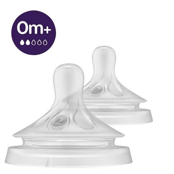 Philips Avent SCY962/02 0m+ Natural Sucking Reflex dude za flašicu<br>2 komada