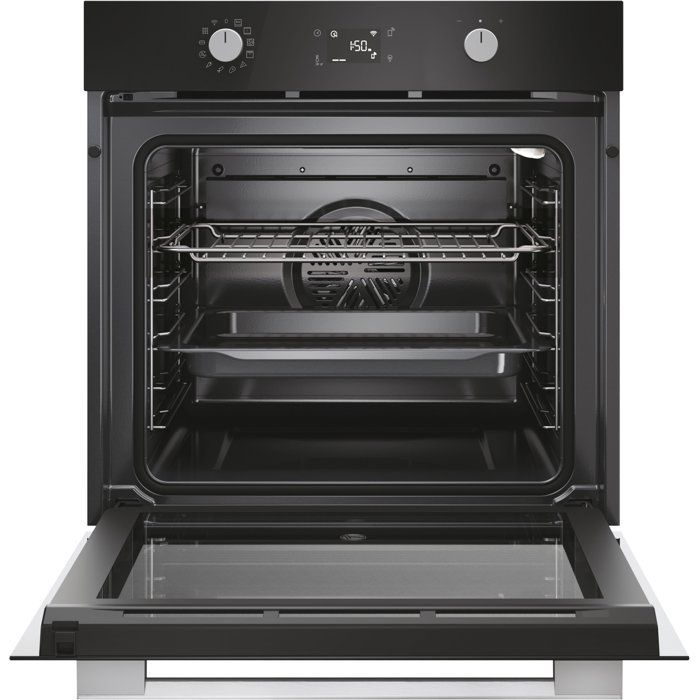 Horno empotrable - Pirólisis + Hidrólisis - ROSIERES - RO6 T3B3EYTB - Negro - Puerta fría - 78L - Fácil vapor