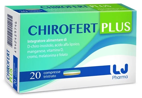 LJ PHARMA Chirofert Plus Complemento dietético 20 comprimidos Ovarios poliquísticos