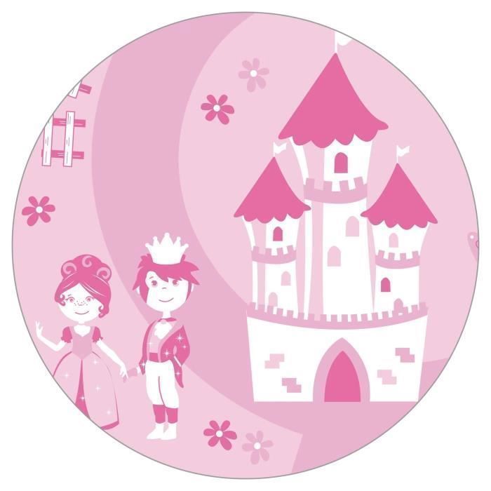 Coffre à Jouets - ROBA - Krone - Banc de Rangement Multifonctionnel - Fermeture Douce - Blanc / Rose