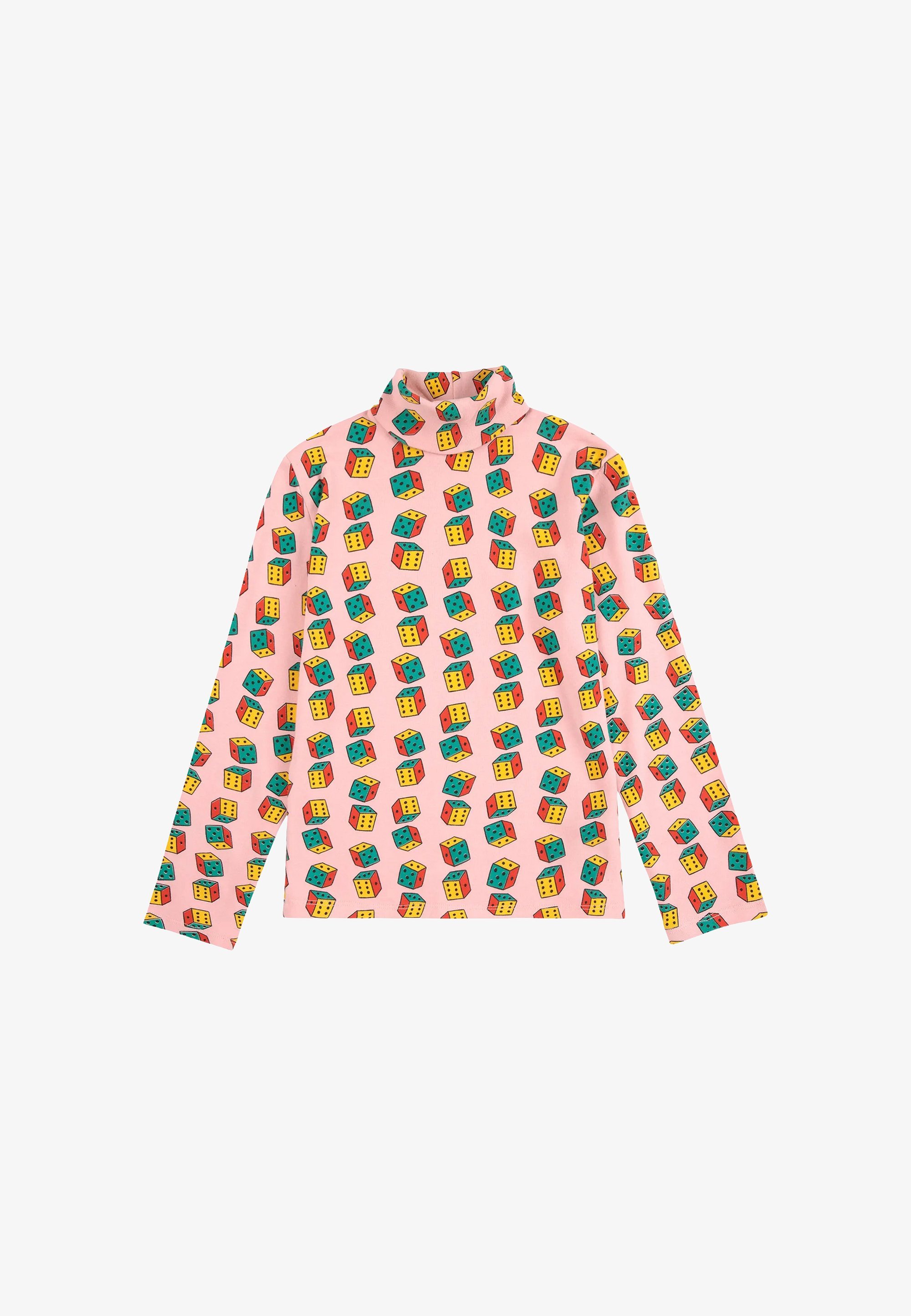 Bobo Choses DICES UNISEX - Top s dlouhým rukávem - světle růžová