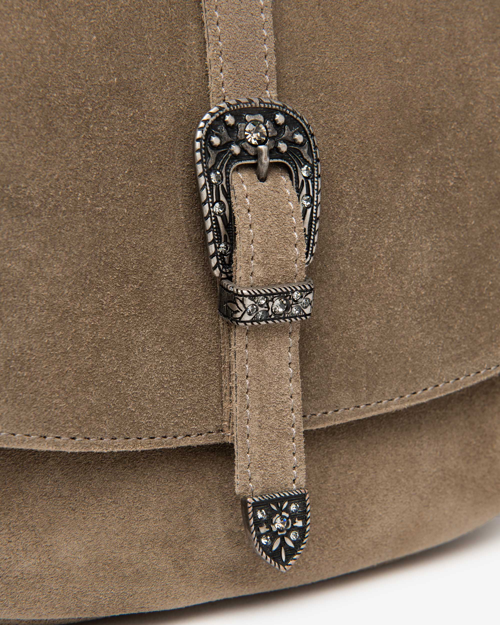  Damen-Schultertasche aus Leder