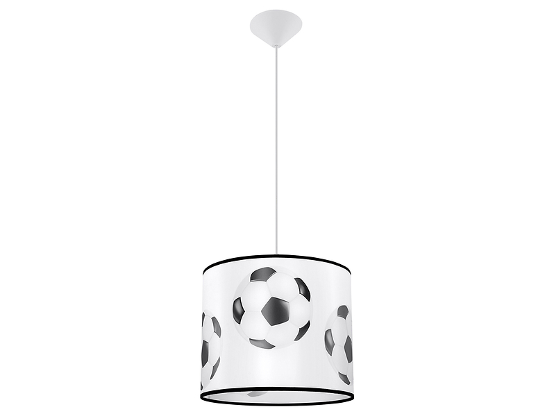 Lampa wisząca dziecięca Piłka 30 cm biała