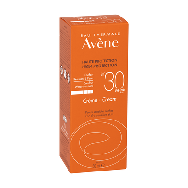 Avène Sun Care Cream Sensitive Skin SPF30 krema za sončenje za obraz za občutljivo kožo 50 ml