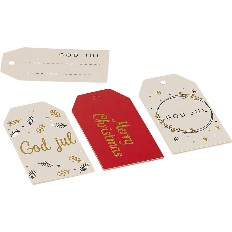Hjem Gift Tag 15-pakning Santa Claus Kraft
