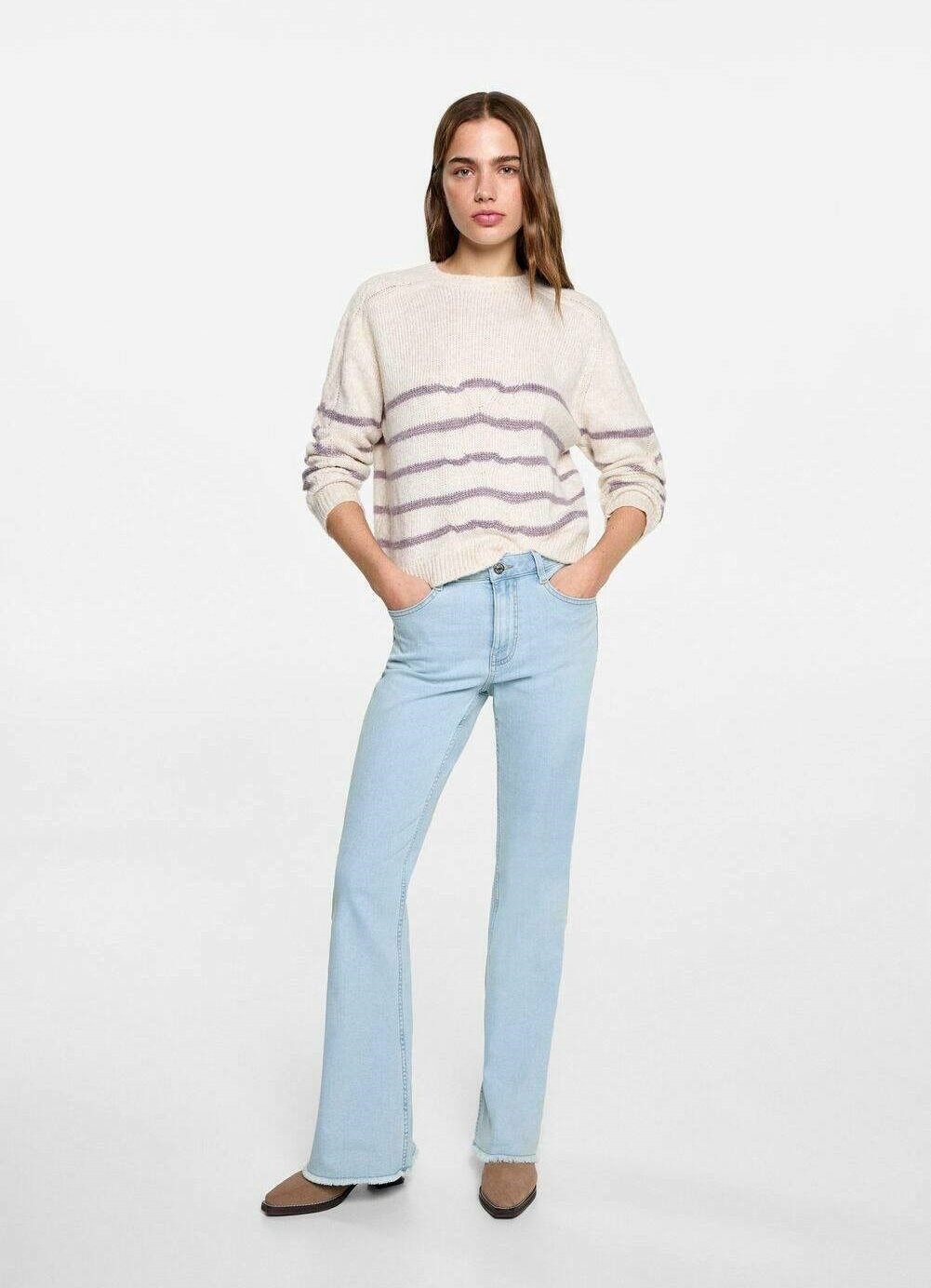 Mango Kids flared jeans - lichtblauw
