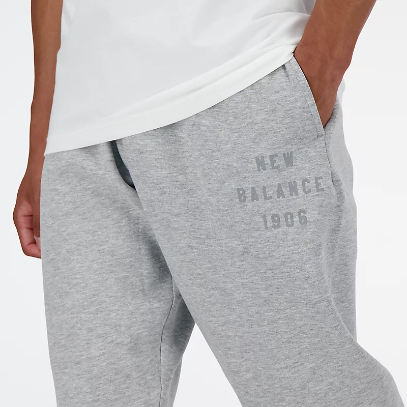 Homme Iconic Collegiate Fleece Jogger - ATHLETIC GRAY