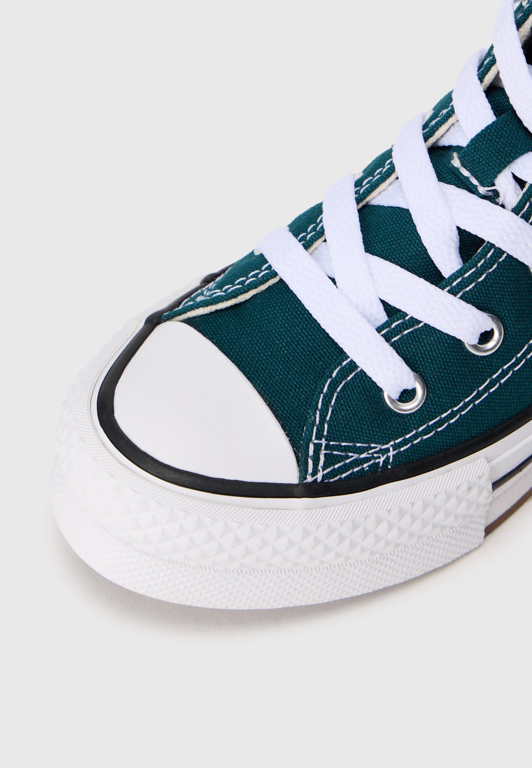 Converse CHUCK TAYLOR ALL STAR EVA LIFT UNISEX - Scarpe da ginnastica alte - grigio scuro/bianco/avorio naturale