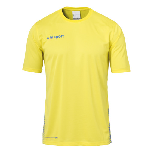  T-shirt d'entraînement Score Lima Jaune/Azur Uhlsport