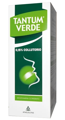 TANTUM Bain de bouche Tantum Verde 0,15% 240 ml Soulagement de la cavité buccale irritée