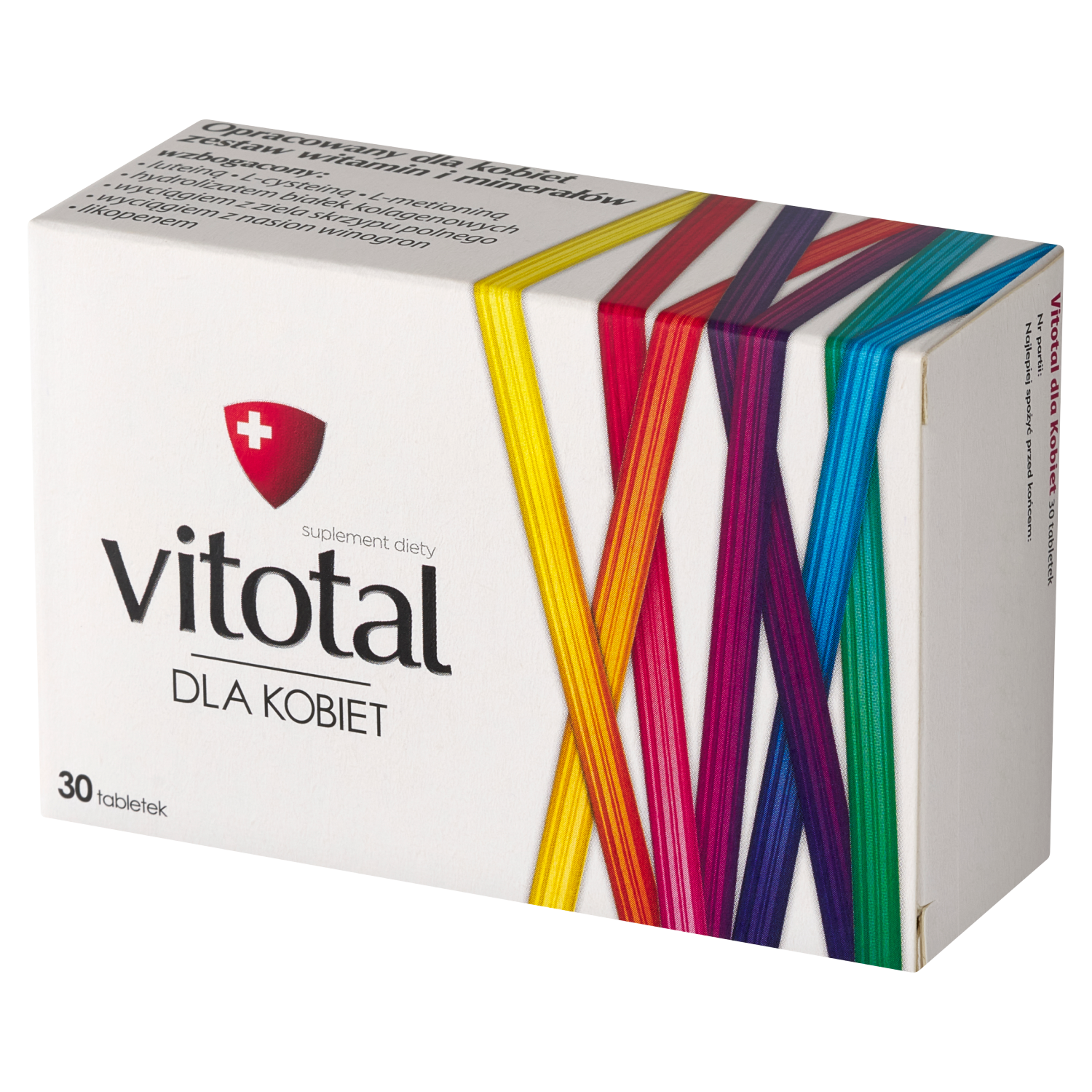Complemento alimenticio Vitotal para mujeres, 30 comprimidos.