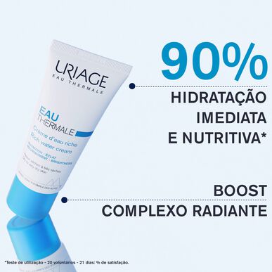 Uriage Eau Thermale Crème d'Eau Riche Illuminating Rich mitrinošs krēms sausai ādai 40 ml 40 ml