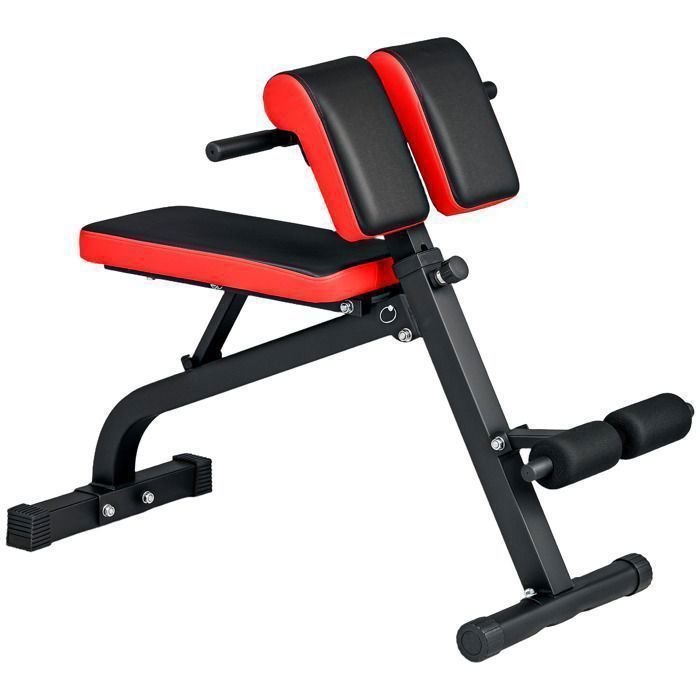 Thickened plate. Sportnow weightlifting stool, multifunctional fitness stool, adjustable, foldable design, suitable for curls.