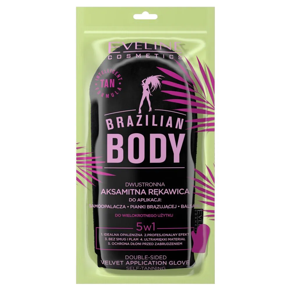 Eveline Cosmetics Brazilian Body Rękawica do samoopalacza Czarna