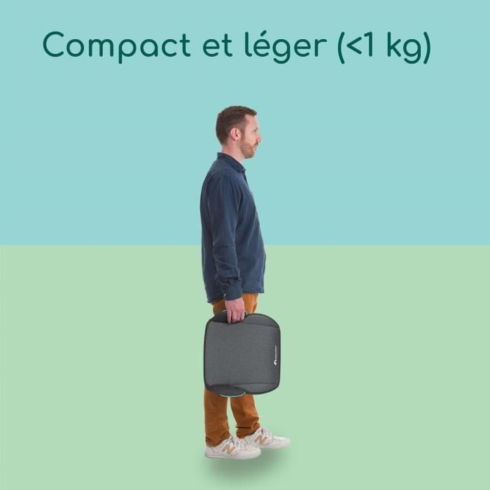 Seggiolino auto BEBECONFORT Manga i-Safe, Gruppo 3, con cintura di sicurezza, da 6 a 10-12 anni (36 kg), colore grafite fumé.