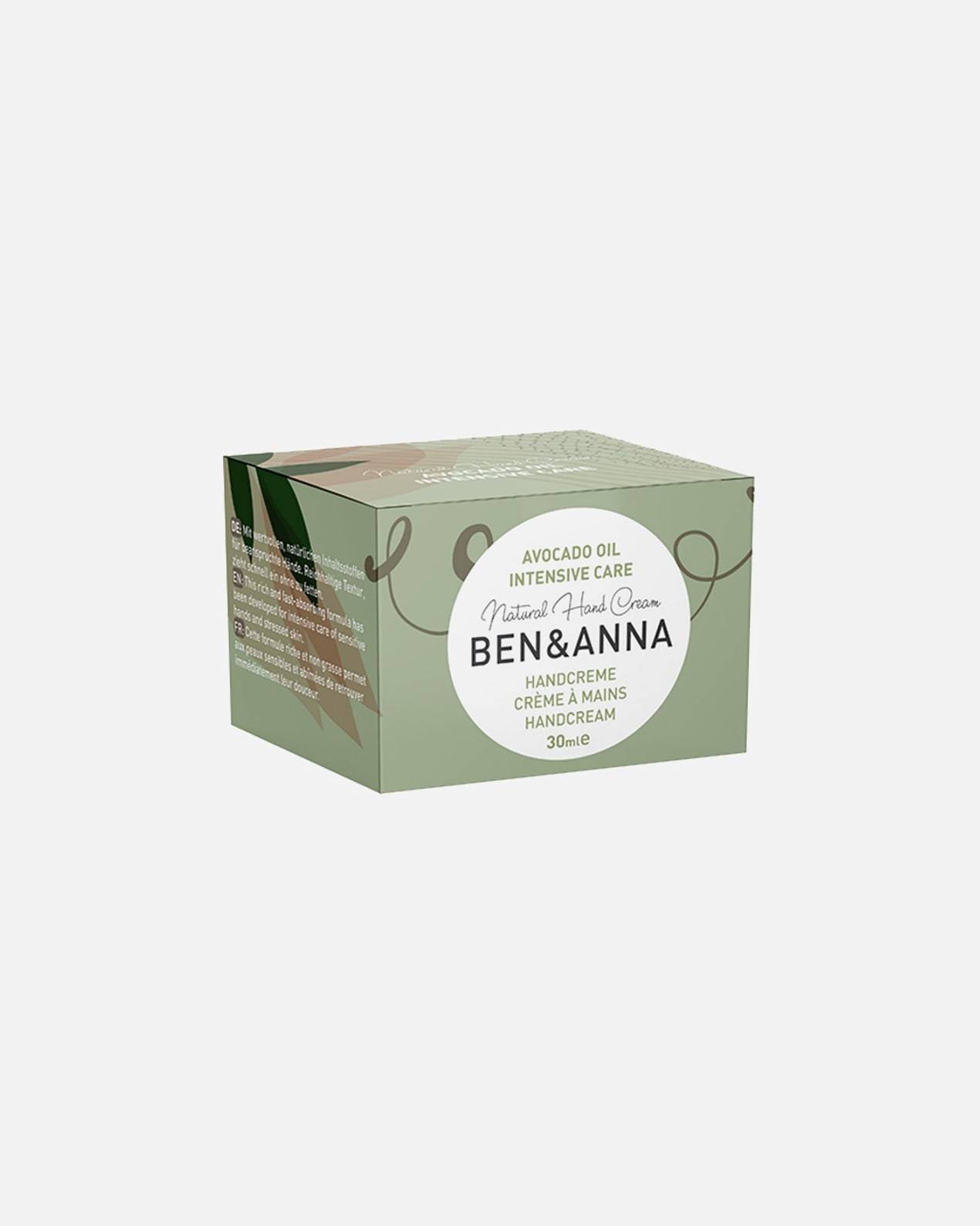 Ben & Anna rankų kremas su alyvuogių aliejumi intensyviai priežiūrai, 30 ml
