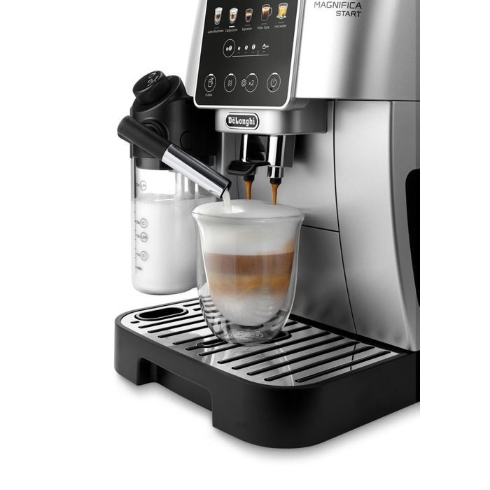Delonghi Magnifica Start Grey Espressomaschine mit Mahlwerk FEB2291.SB Grau