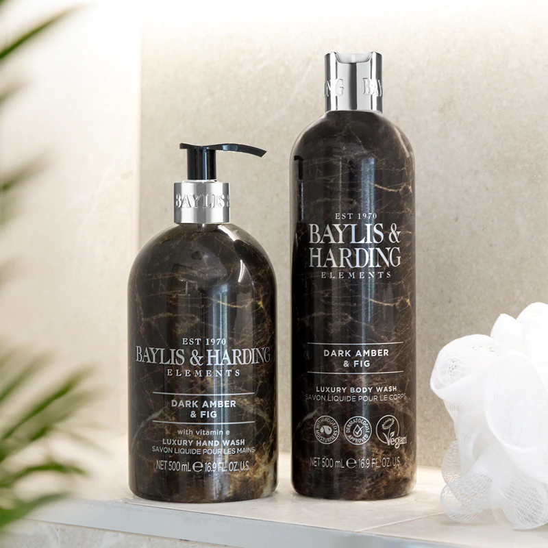 Baylis & Harding Elements Donkere Amber & Vijg Vloeibare Handzeep