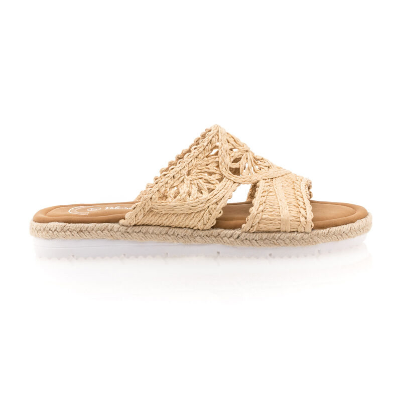 Zuecos/mules beige para mujer