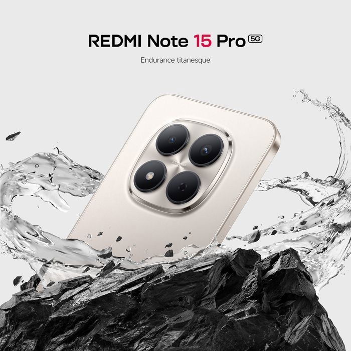 Smartphone - XIAOMI - REDMI Note 15 Pro 5G - 8 GB de RAM - 256 GB - Pantalla AMOLED de 6,83 pulgadas