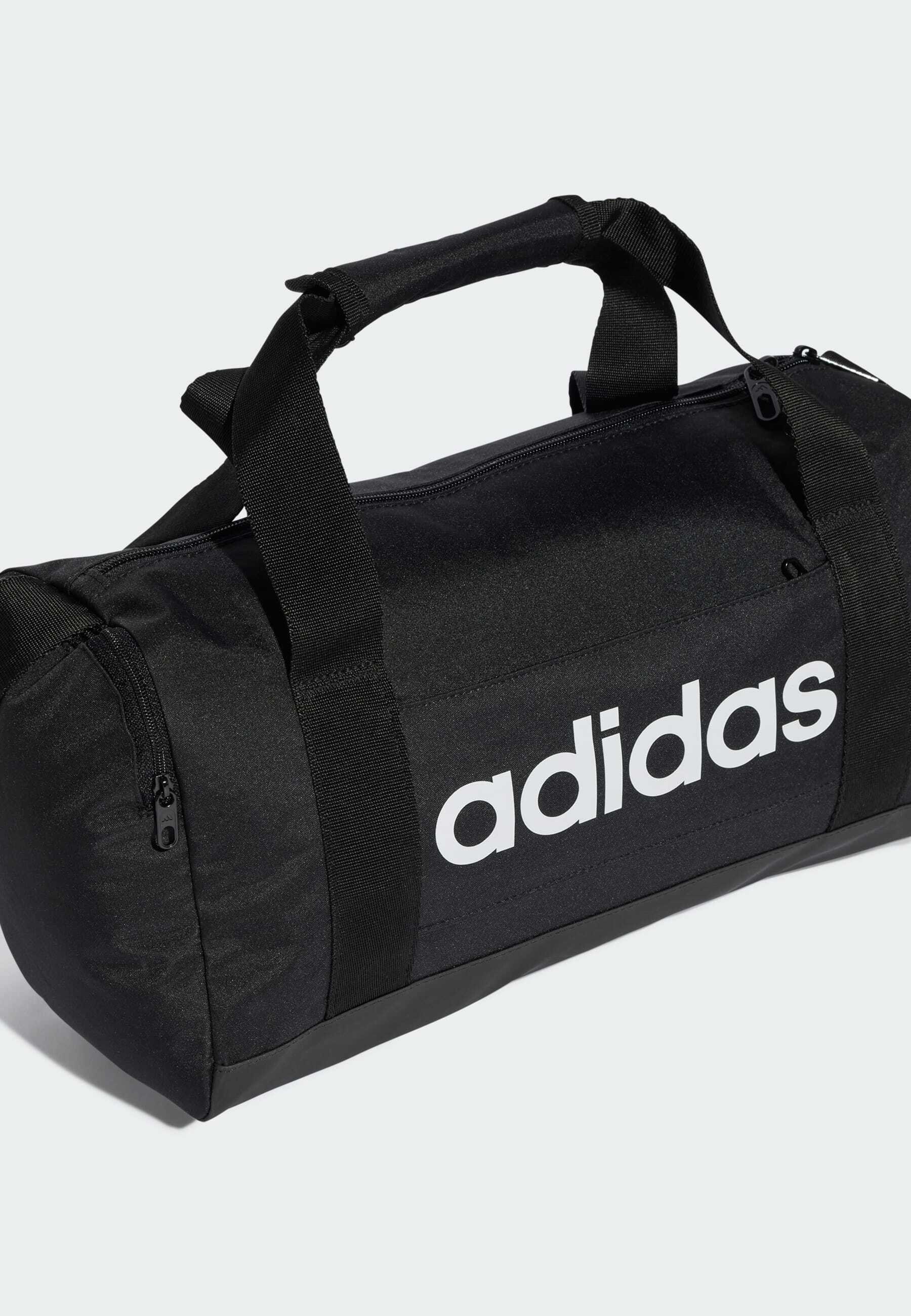 adidas Performance LINEAR DUFFEL EXTRA SMALL - Sporttas - zwart zwart wit