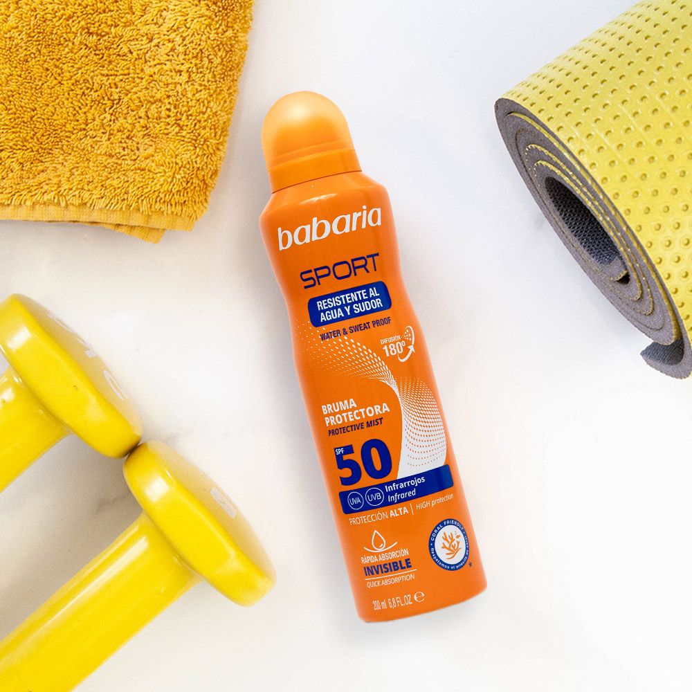 Apsauginis sportinis purškiklis SPF 50 Kūno apsauga