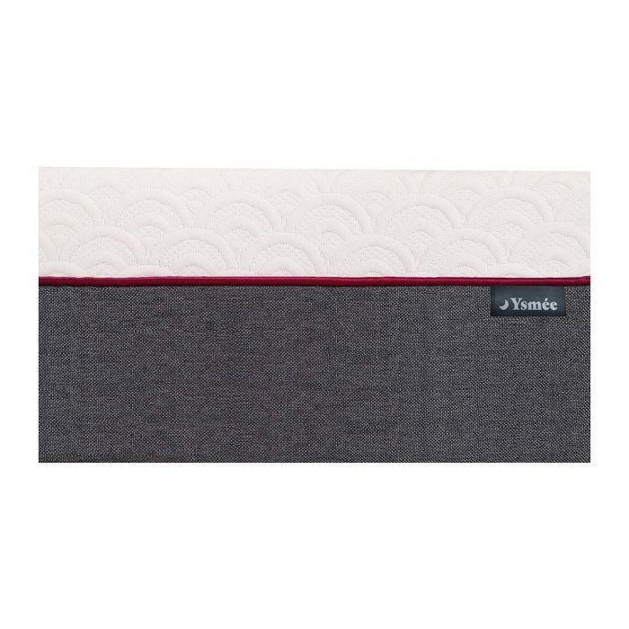 Cama eléctrica de relajación con base de láminas y colchón de espuma viscoelástica - 2 x 80 x 200 cm - Blanca - ATRIDE by YSMÉE
