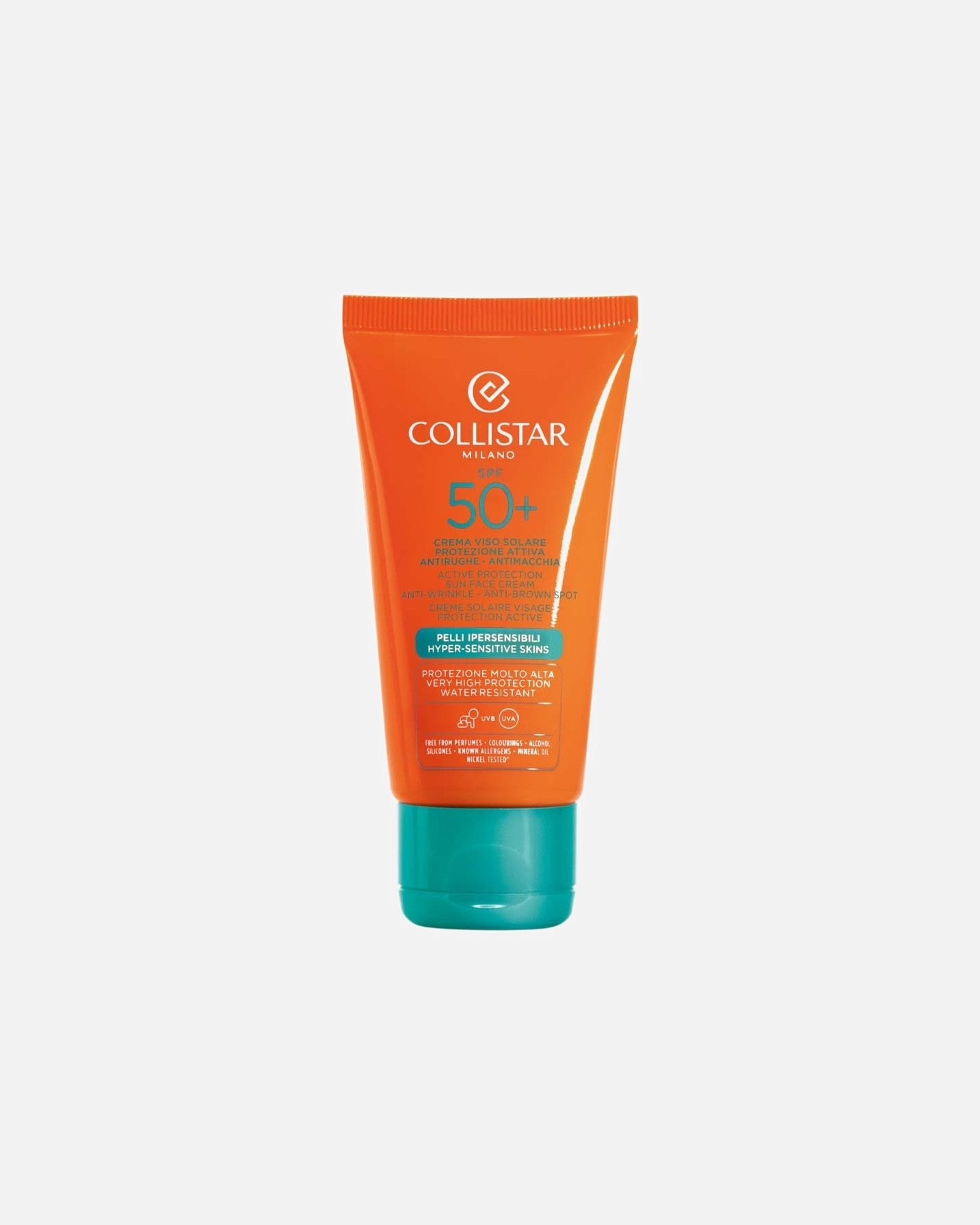 Collistar Opaľovací krém s aktívnou ochranou, SPF 50+ - 50 ml
