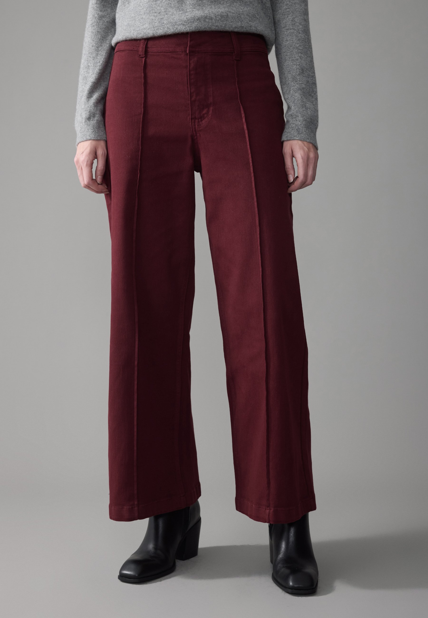 Calça jeans Zign Studio Relaxed fit - berry