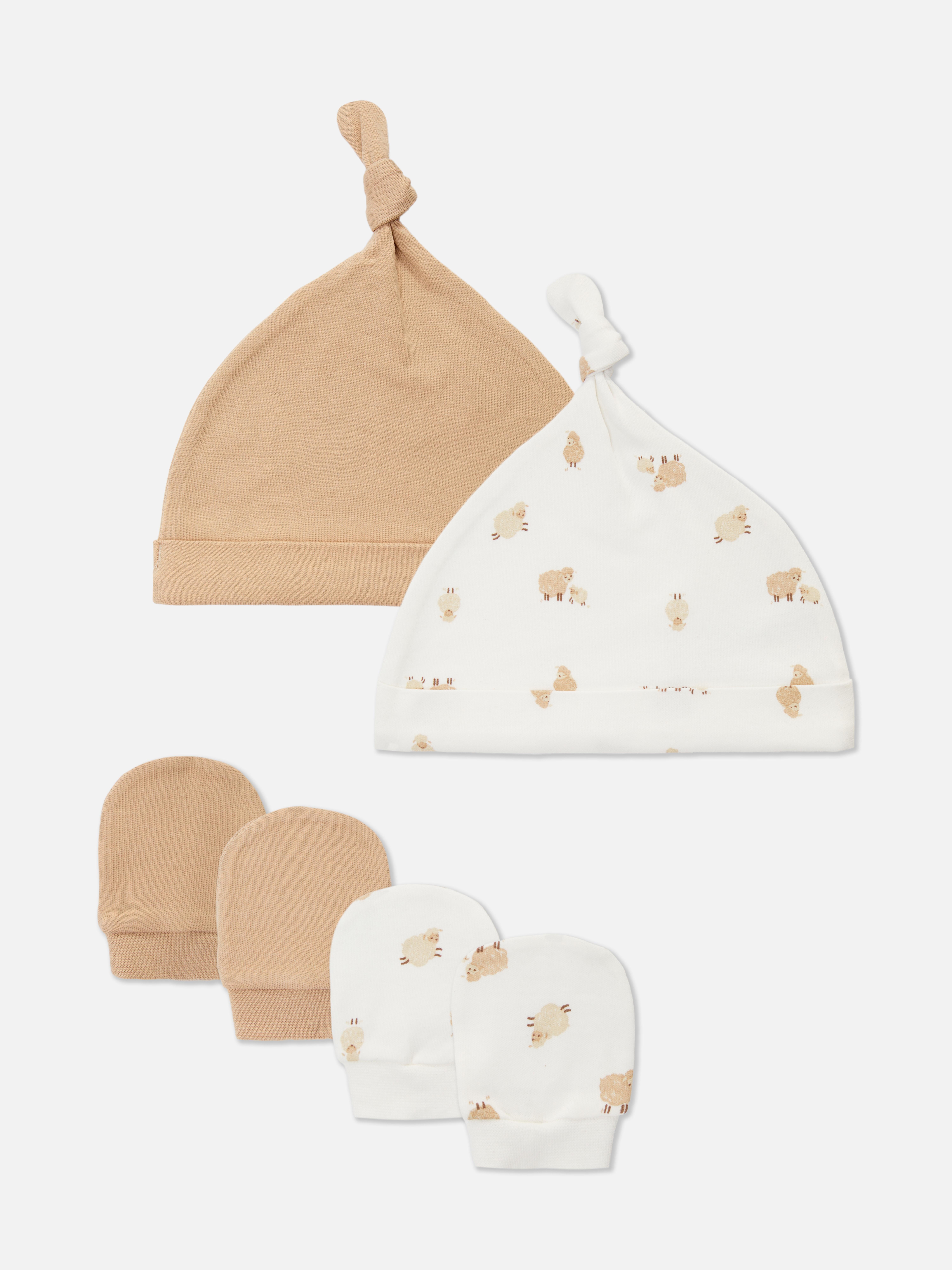 Set de oaie cu căciulă și mănuși, set de 2. Țineți acele căpșuni și mânuțe calde cu această căciulă și mănuși drăguțe.