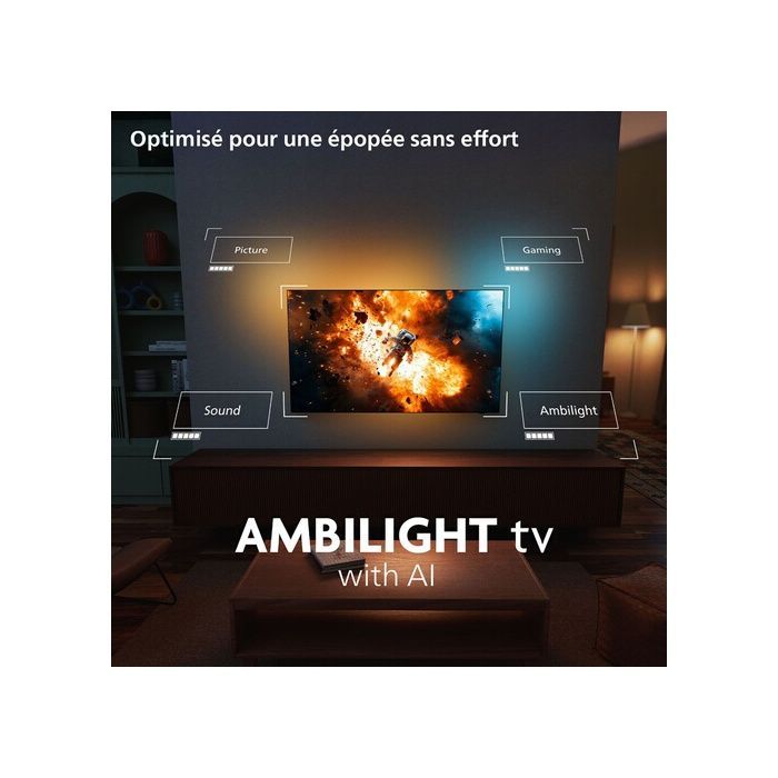 Televisor OLED - Philips - 65OLED910 - 4K UHD - Smart TV - Ambilight
