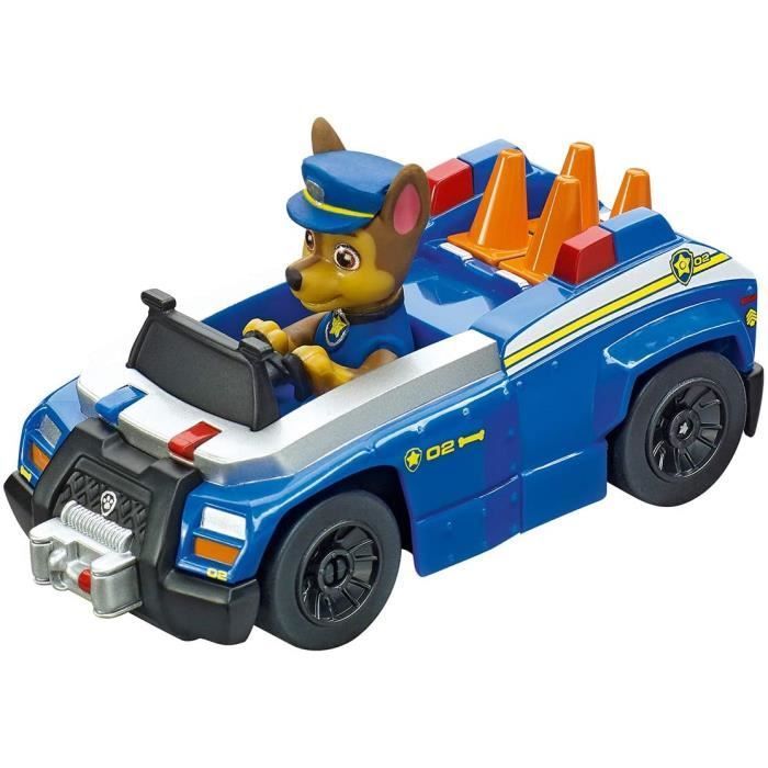 Circuit de voiture - Carrera - First Paw Patrol - 1 circuit - 2 voitures miniatures - 2 manettes ergonomiques