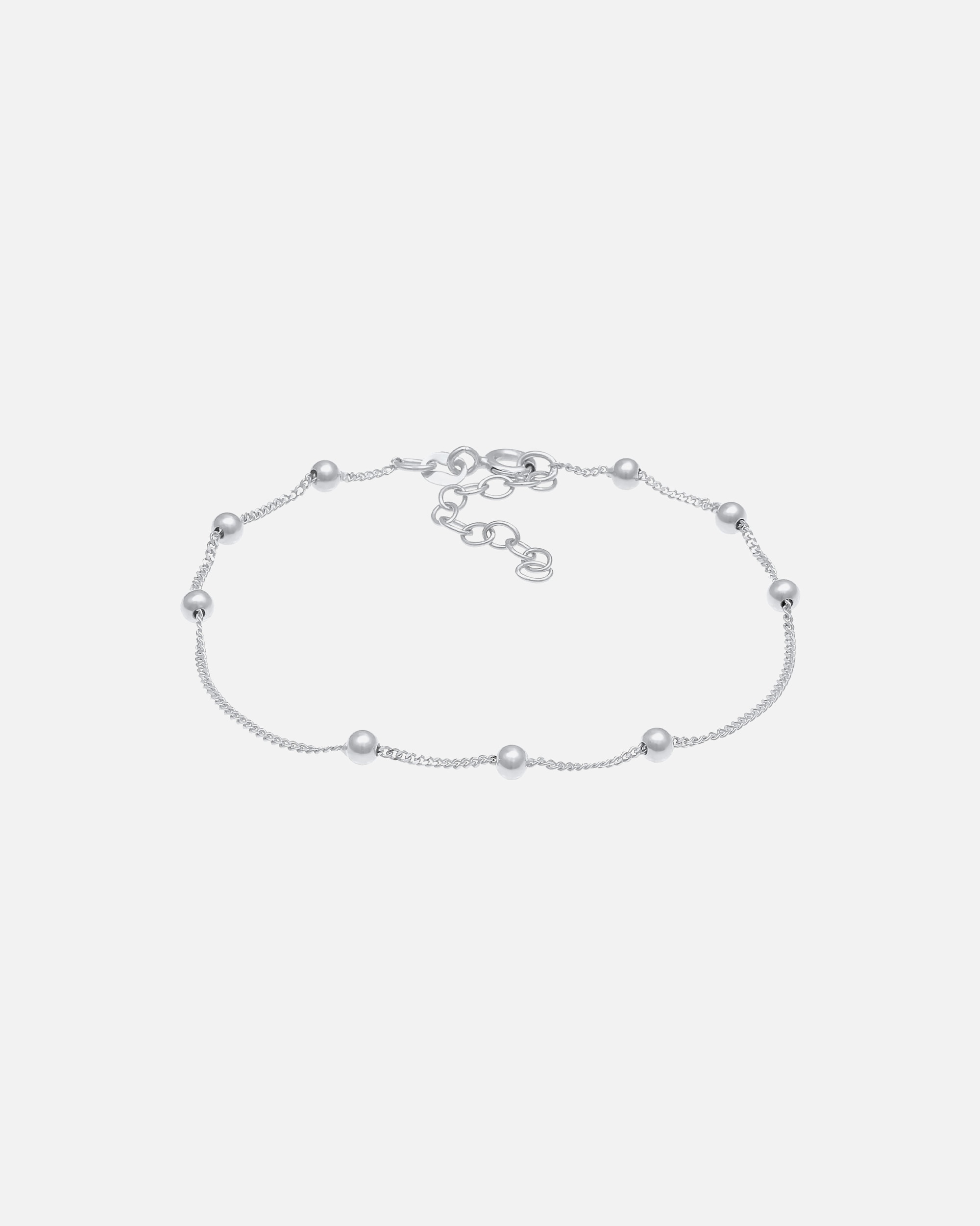 Elli Balles de trottoir pour dames Tendance de base ajustable en argent sterling 925 plaqué or