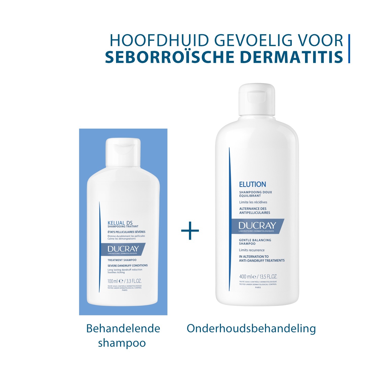 Ducray ELUTION švelnus, balansuojantis šampūnas - 200 ml