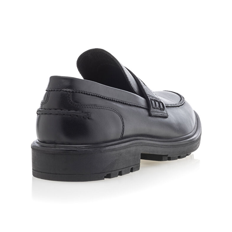 Miesten mustat loaferit/veneilykengät