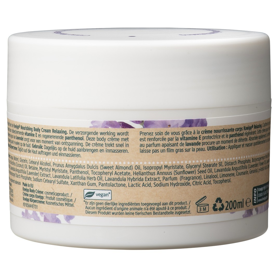 Kneipp ķermeņa krēms relaksācijas krēms - 200 ml