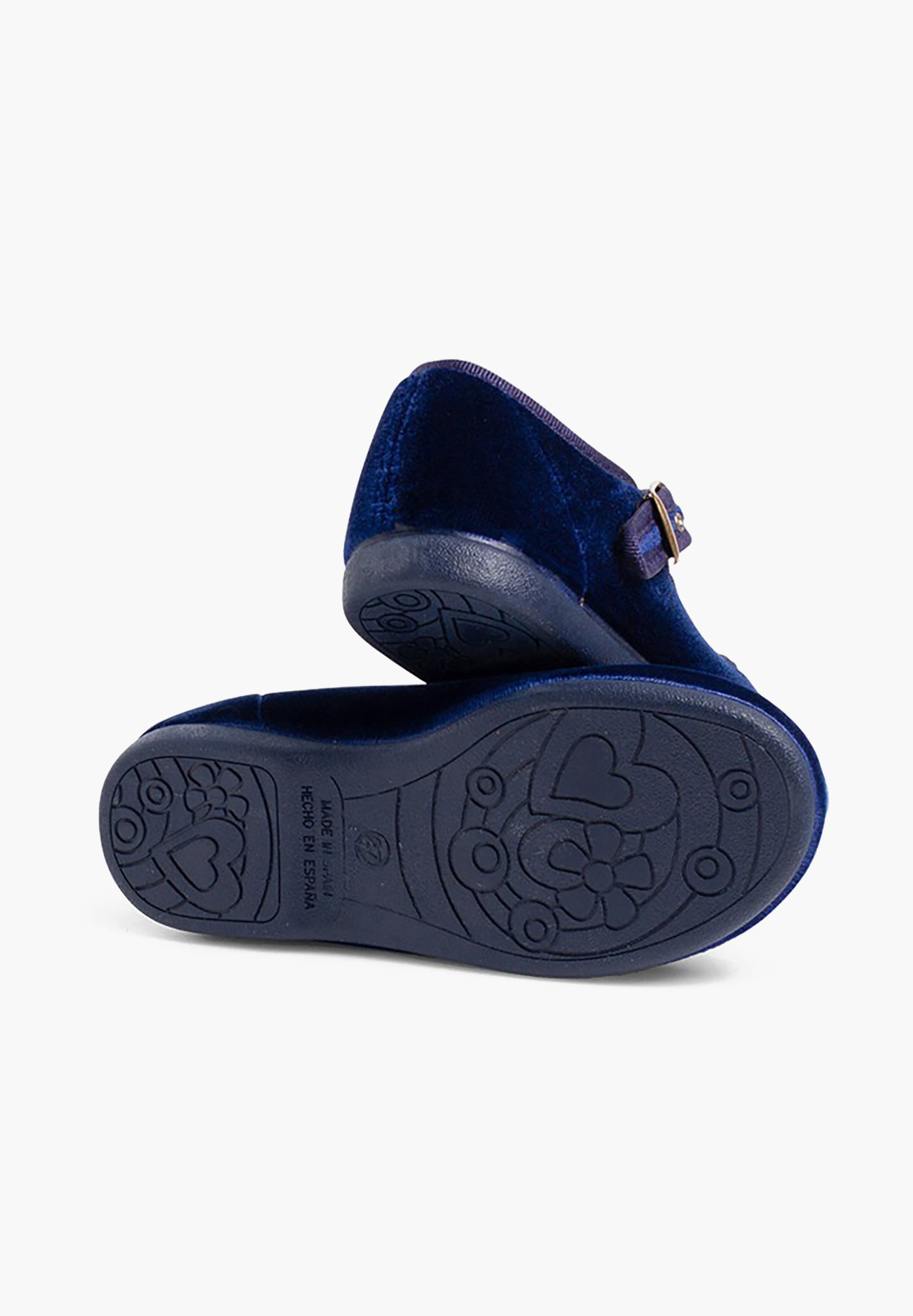 Pisamonas TERCIOPELO HEBILLA - Babyschuhe - Azul Marino