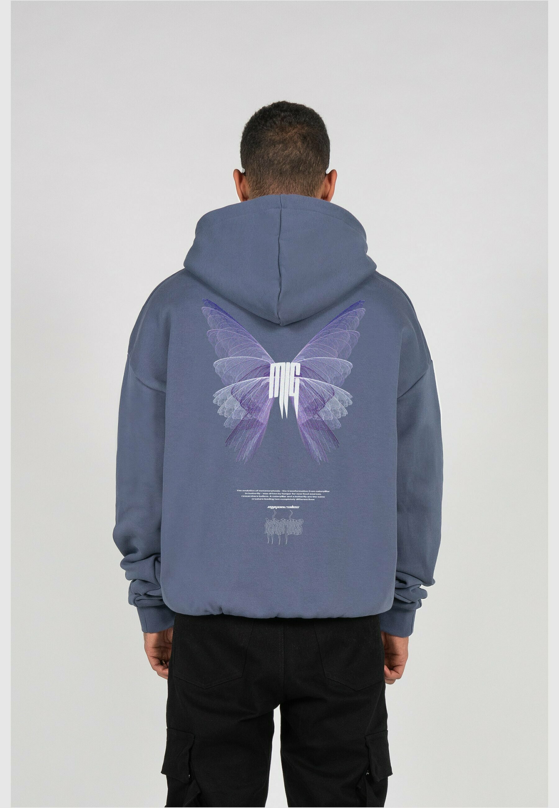 Felpa con cappuccio MJ Gonzales METAMORPHOSE HEAVY - vintageblue