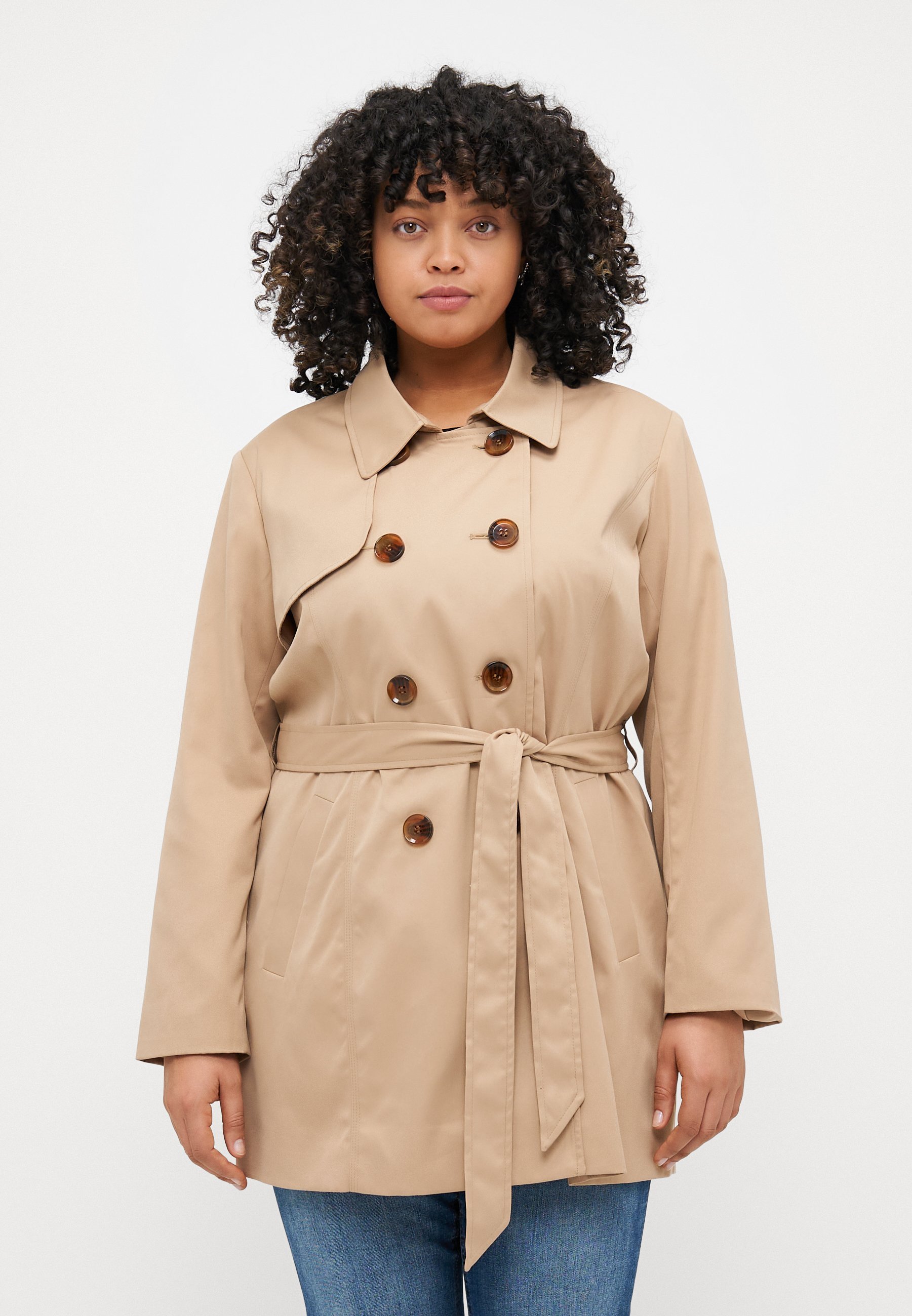 ALLEEN Carmakoma CARVALERIE - Trenchcoat - gemberwortel