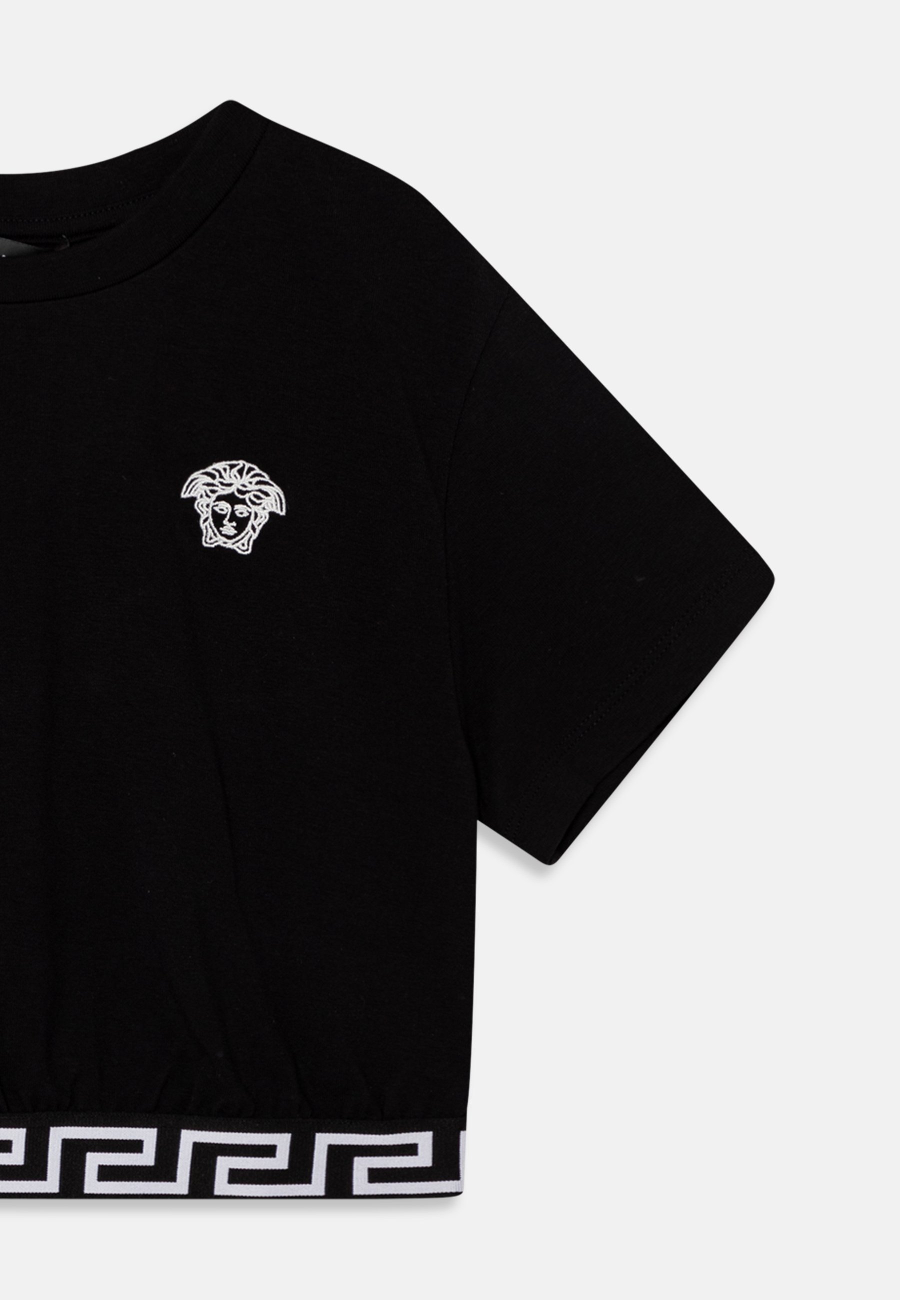 Versace MEDUSA - T-shirt met print - nero/bianco