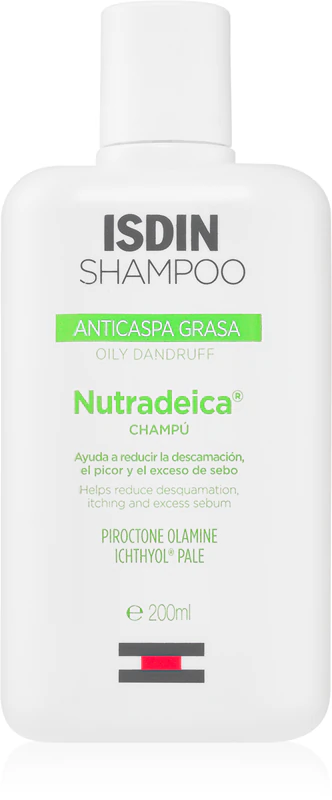 Shampoo Anticaspa ISDIN Anticaspa Grasa para Pele Oleosa