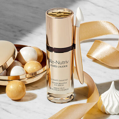 Estee Lauder ReNutriv Ultimate Diamond acu serums, viegls, nomierinošs un izgaismojošs acu serums, 15 ml