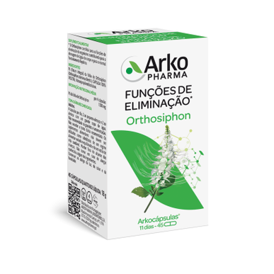 Arkocaps Tilskudd for eliminasjonsfunksjoner Orthosiphon 45 kapsler 45 kapsler