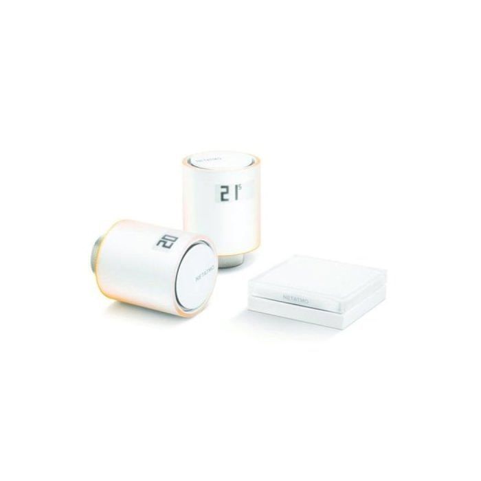 Thermostat Intelligent + Tête Thermostatique Connectée et Intelligente - NETATMO - Programmable - Objet connecté