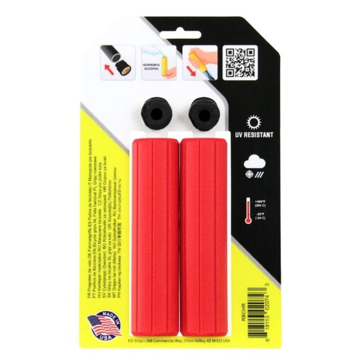 Puños Ribbed Chunky Btt 60g Rojo Esigrips