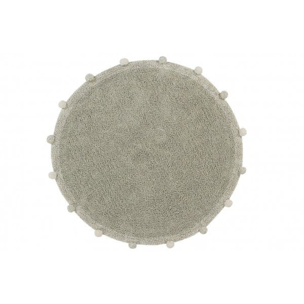 Dywan dziecięcy BUBBLY OLIVE NATURAL 120x120 oliwkowy