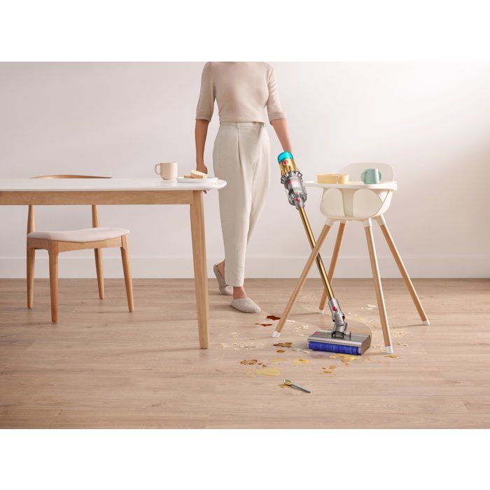 Dyson V12s Detect Slim Submarine draadloze stofzuiger en dweil - 140 airwatt - 1 uur accuduur